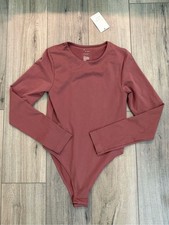 a new day Long Sleeve body suit in Dusty Rose - small