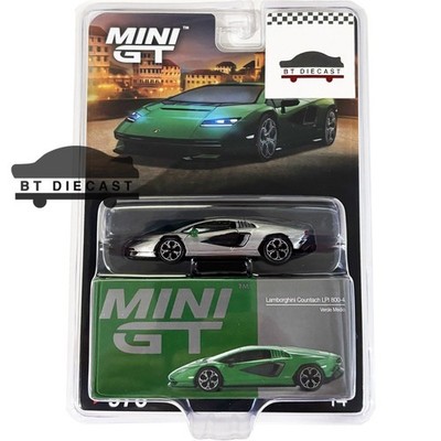 MINI GT LAMBORGHINI COUNTACH LPI 800-4 VERDE MEDIO 1/64 DIECAST MGT00976 Chase