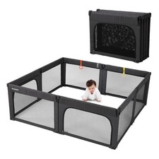 Doradotey Baby Playpen Foldable for Toddlers 1-3, Adjustable, 8-Panel Safety Gat