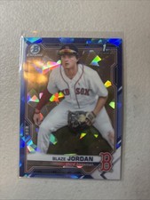 2021 Bowman Chrome Prospect Sapphire Blaze Jordan