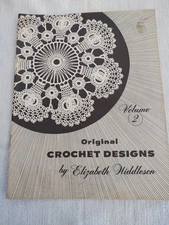 Crochet Magazines Elizabeth Hiddleson Rare Craft Design CHOICE or LOT Vintage