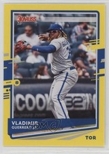 2020 Panini Donruss Photo Variation Yellow Vladimir Guerrero Jr (Fielding) 0kz8