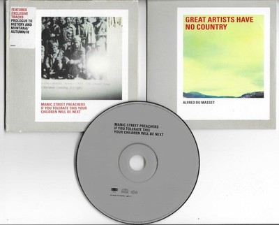 MANIC STREET PREACHERS If you Tolerate w/ 2 UNRELEASED TRX CD single USA seller