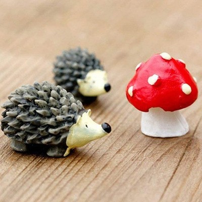 3 Sets Deko Pilz Mini-Gartendekoration Miniatur-Landschaftsdekoration