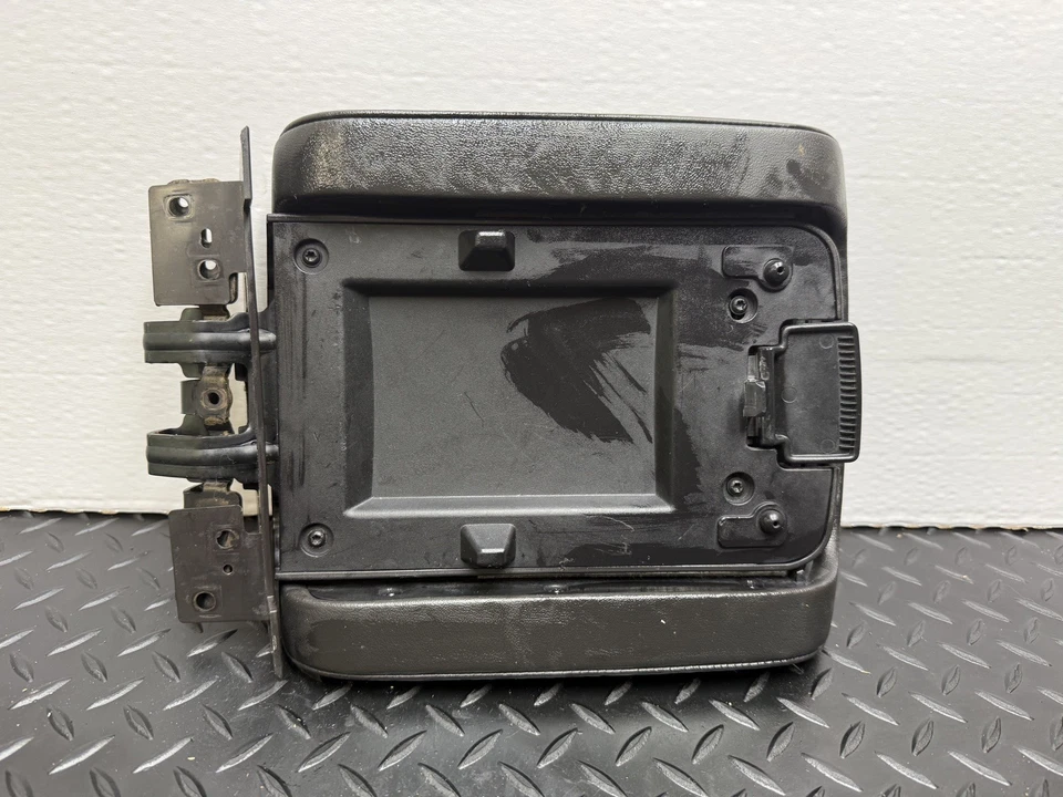 Apoyabrazos Lincoln MKS 09-16 cuero negro consola central OEM (solo tapa) Foto 3 de 4