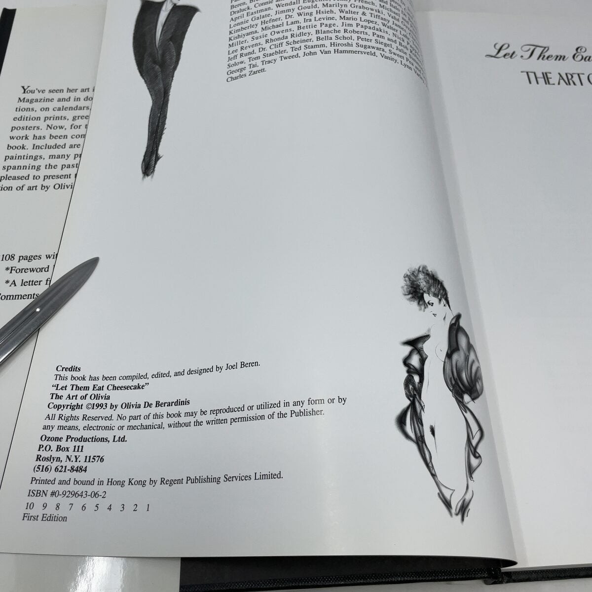 Let Them Eat Cheesecake (The Art of Olivia, Vol. 1) by Olivia De