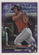 2017 Bowman Chrome Prospects Purple Shimmer Refractor Jonathan Arauz #BCP155 5h0