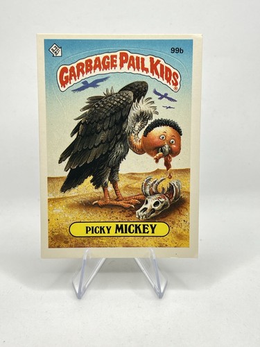 1986 Topps Garbage Pail Kids Series 3 #99b Picky Mickey