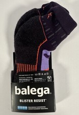 Balega Blister Resist Quarter Running Socks Plum Purple Sz M NWT Performance