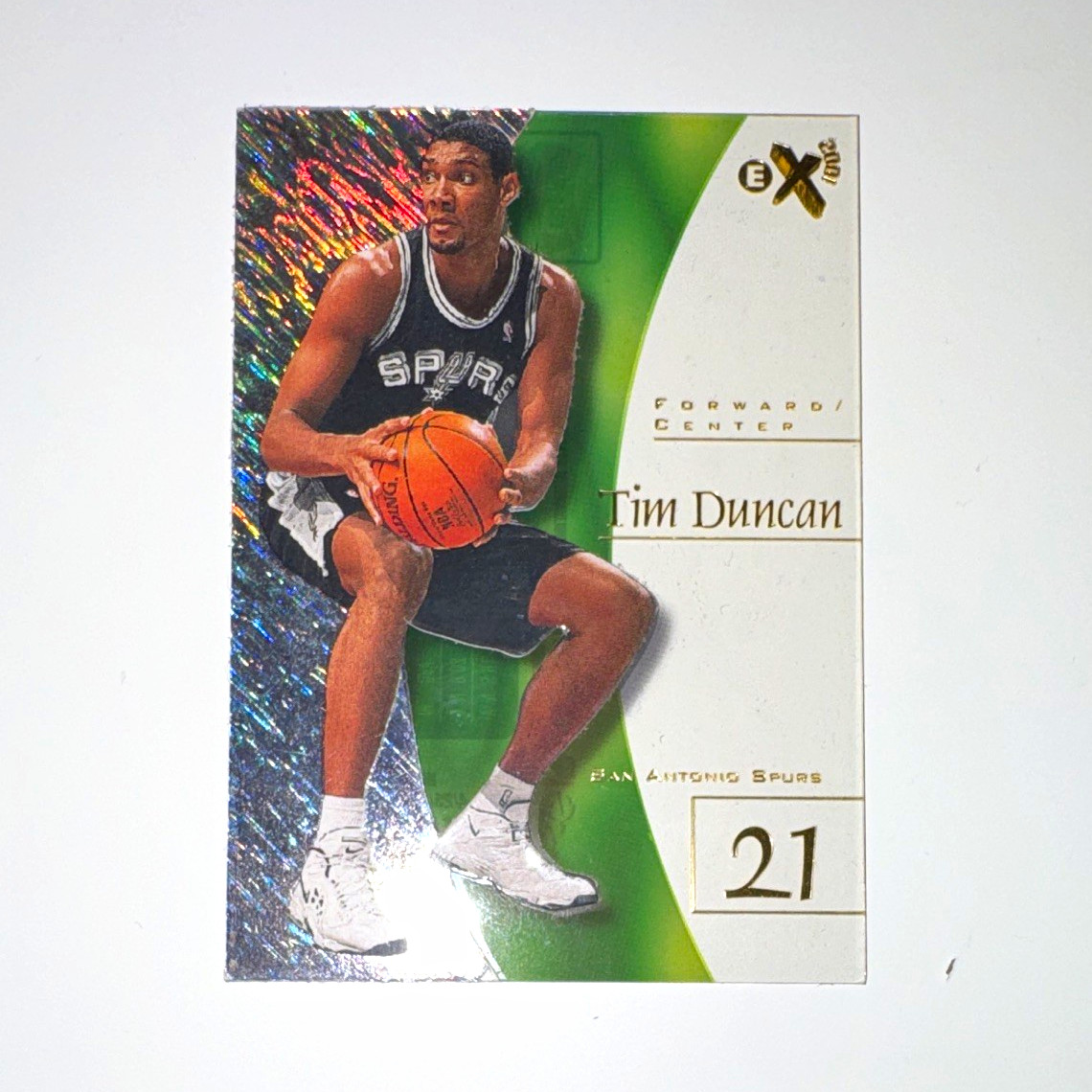 SkyBox 1998-99 E-X2001 Essential Credentials Parallel #21 Tim Duncan Spurs