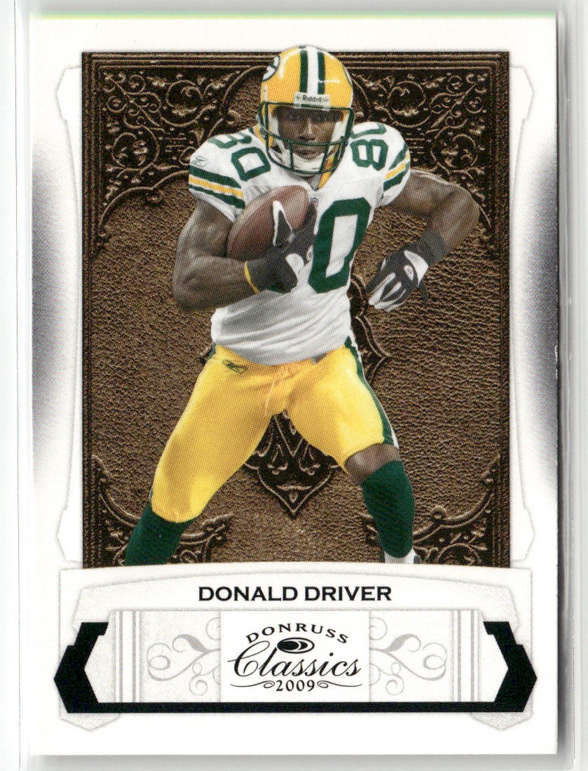 2009 DONRUSS CLASSICS #37 DONALD DRIVER GREEN BAY PACKERS