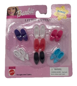 Barbie Ken Doll Little Extras Cool Shoes 6 Pairs Mattel 1998 NRFC