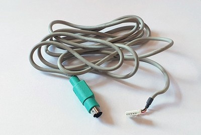PS/2 Stecker mit 180 cm Kabel und einem DC Power Jack Stecker