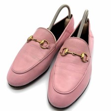 Gucci Horsebit Loafers Leather Pink Women's Size EU36/US6
