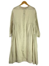 nest Robe Long Sleeve Dress FREE Linen BEG Plain 01201-1414