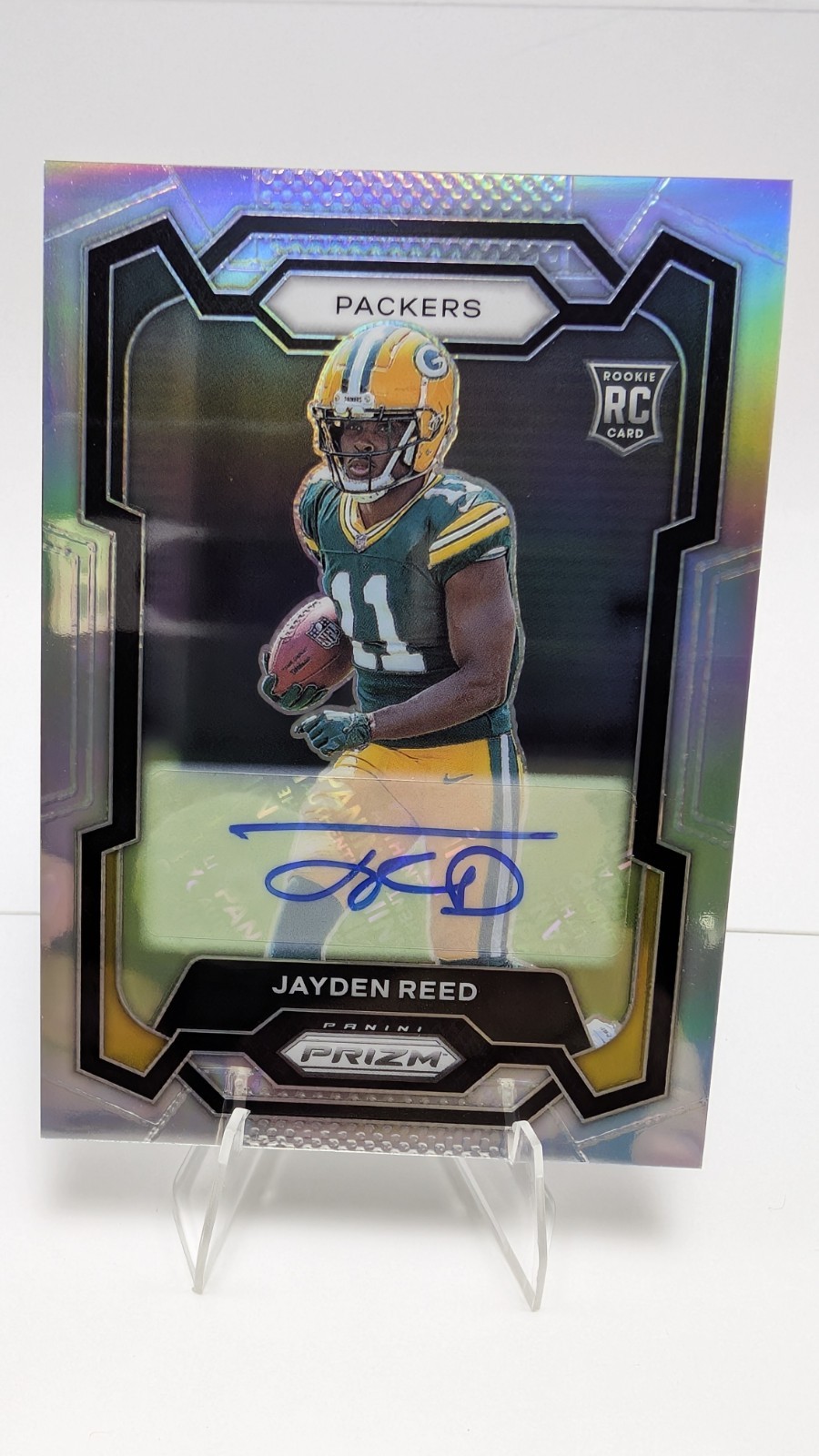 JAYDEN REED 2023 Panini Prizm Silver Autograph Rookie #334 Auto RC