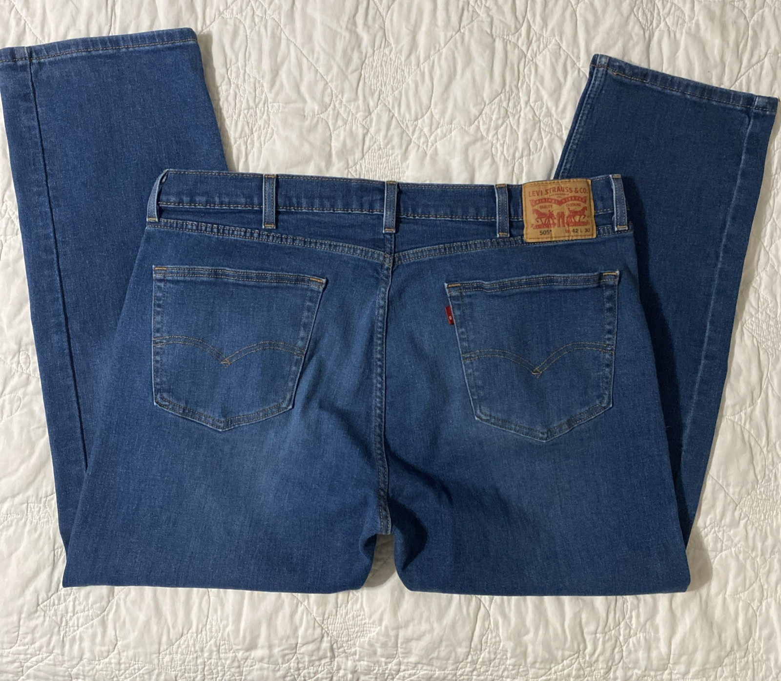 Men's Levi's® 505™ Regular Fit Jeans, 42x30 (actual 30