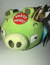 Angry Birds King Pig Plush NWT 5.75