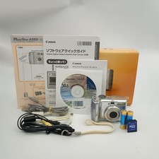 Canon PowerShot A550 Compact Digital Camera Silver Tested Excellent Condition