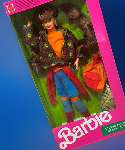 Teresa Steffi Face United Colors of Benetton Barbie Doll 1990 NRFB! Rare! HTF!🟢 - Picture 6 of 24