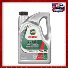 (2 Pack) Castrol GTX Full Synthetic 0W-20 High Mileage Motor Oil 5QT 36.75 per gallon