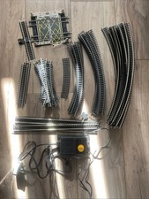 Hornby OO Gauge Railway Track Bundle + Level Crossing + 1 Controller 40+ pieces