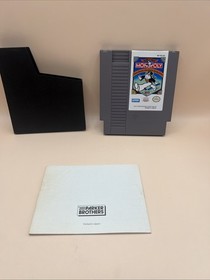 Monopoly Nintendo NES Game Monopoly NES Game AUTHENTIC WORKS GREAT Original Fun