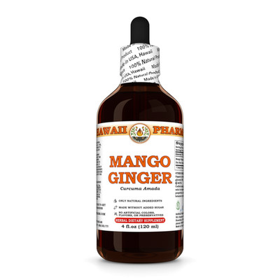 Mango Ginger (Curcuma Amada) Dried Root Liquid Herbal Extract