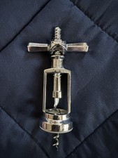 Irvinware Metal Twister Corkscrew Wine Bottle Opener w/ Handle Made in USA