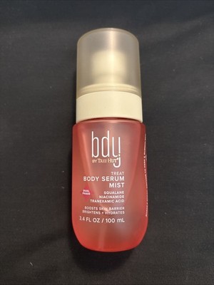 bdy Body Serum Mist~Tree Hut Boosts Skins Barrier Brightens Hydrates~Mini 3.4 oz