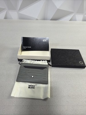 MONT BLANC Leather Card Holder 100% AUTHENTIC