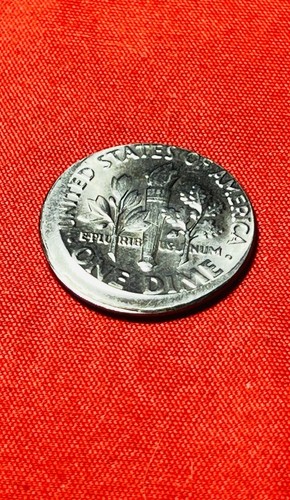 Partial Collar Strike/ Off Center Roosevelt Dime BU - Picture 7 of 7