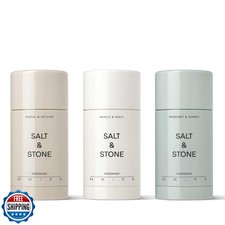 SALT and STONE Aluminum Free Deodorant  Extra Strength 48 Hour Protection fo
