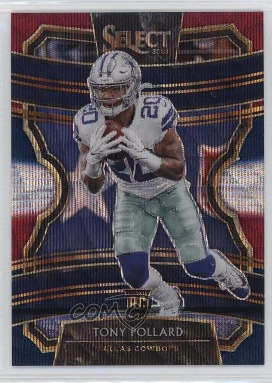 2019 Panini Select Concourse Tri-Color Prizm 196/199 Tony Pollard #99 0fo5
