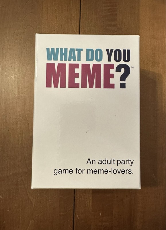 What Do You Meme? Memes Party Card Game, Complete, Pristine Condition