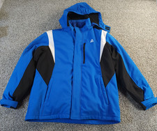 Reebok 3 In 1 Winter Jacket Blue Boys XL 18/20 Hooded Full Zip Long Sleeve