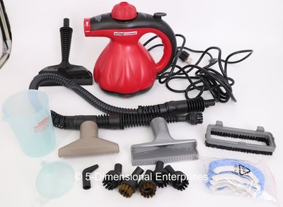 Scunci Steamer SS1000 Hand Held Steam Cleaner w/ Attachments in Bag - PARTS ONLY