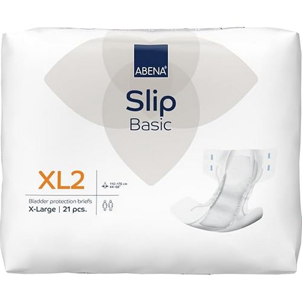 ABENA Slip Basic XL2 | Pack of 21 | Incontinence Pads Women & Men with an Absorb