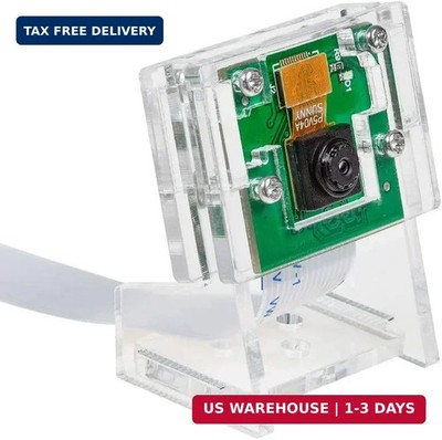 For Raspberry Pi Camera Module with Case, 5MP 1080P for Raspberry Pi 5, 4, 3,3B+