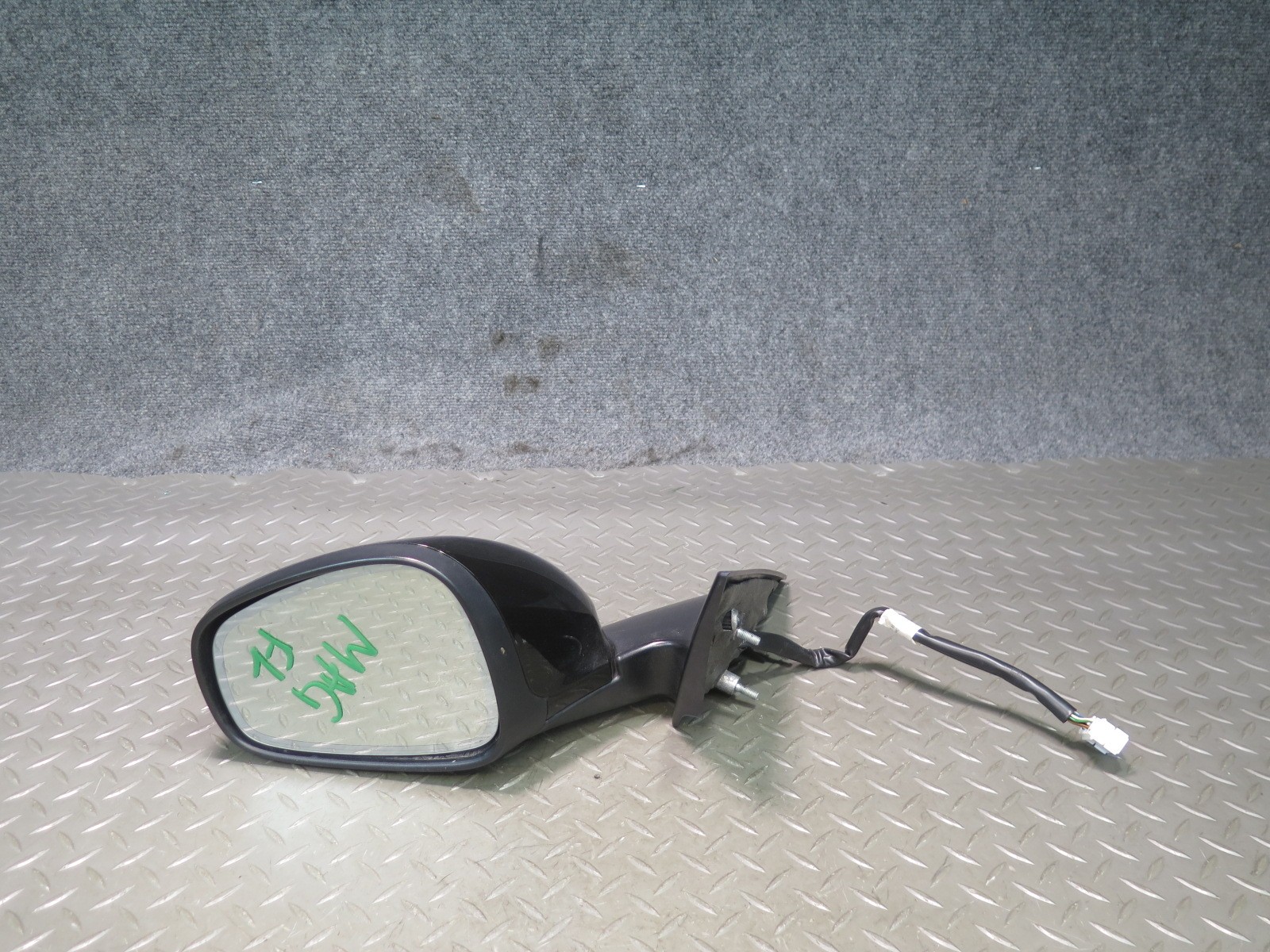 2008-2019 MASERATI GRANTURISMO M145 LEFT DOOR EXTERIOR SIDE VIEW MIRROR BLACK