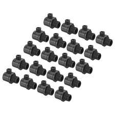 20Pcs 8mm Flex Cord Grip Wire Lock Toggle Stopper Rope Cable Stop Fastener Black 9.24 per metre