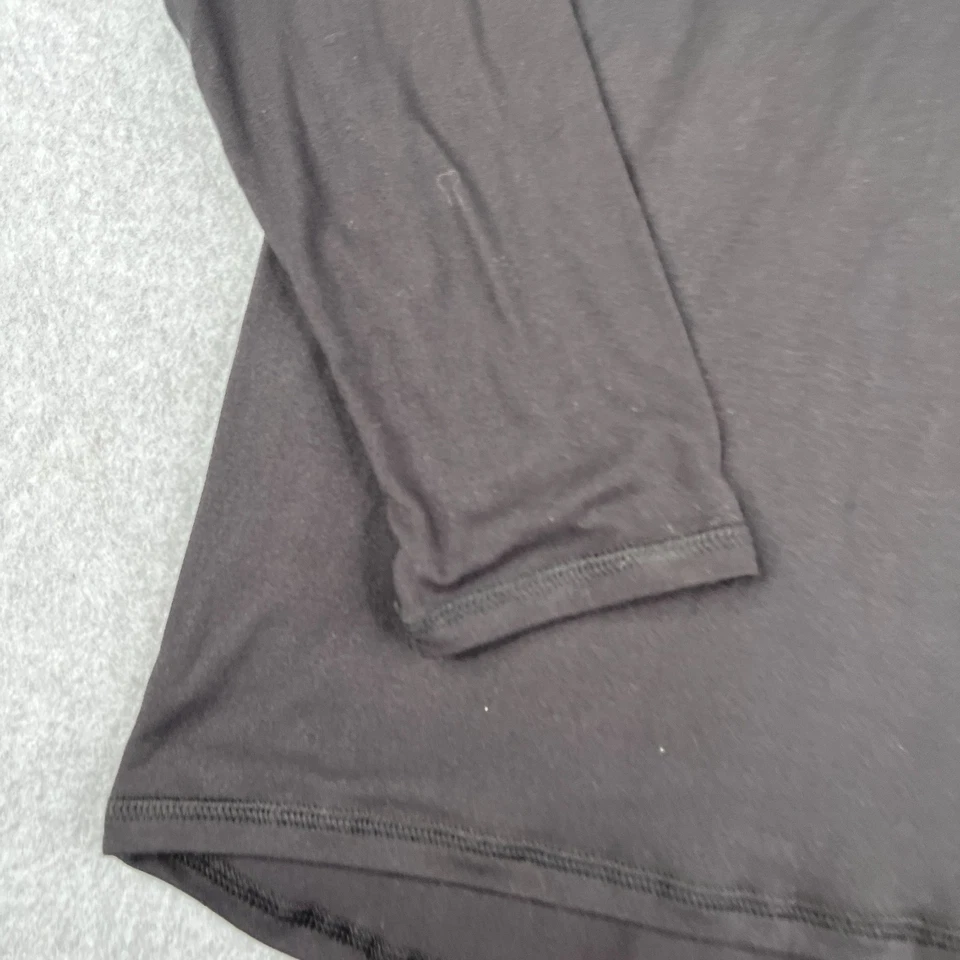 Camisa de rendimiento con capucha Reel Legends juvenil mediana negra manga larga pesca Foto 2 de 4