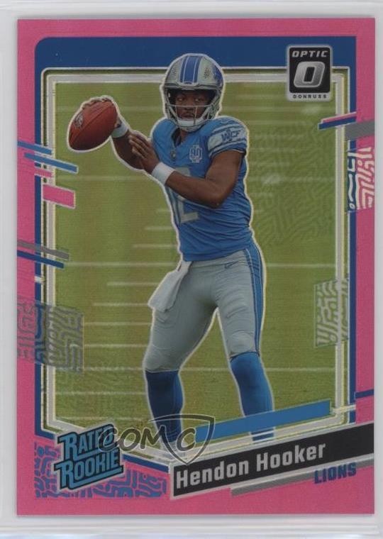 2023 Panini Donruss Optic Rated Pink Prizm Hendon Hooker #234 Rookie RC 1mv6