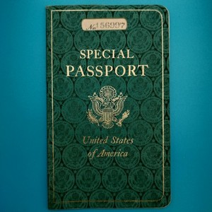 1958 US Special Passport William J Morrison Lieutenant Commander US Navy Peru