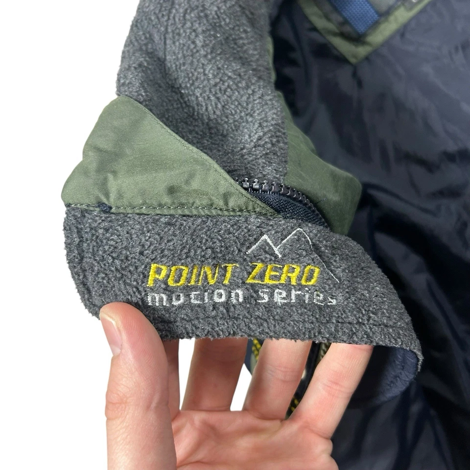 Chaleco Táctico Point Zero De Colección Talla Grande Cremallera Completa Años 90 Rave Skate Gorpcore Foto 3 de 4