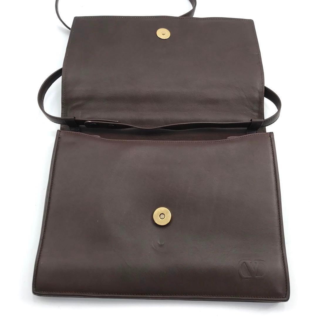 Valentino Garavani Logo Shoulder Bag 2Way Vintage Gold Chain Women's Japan thumbnail 4