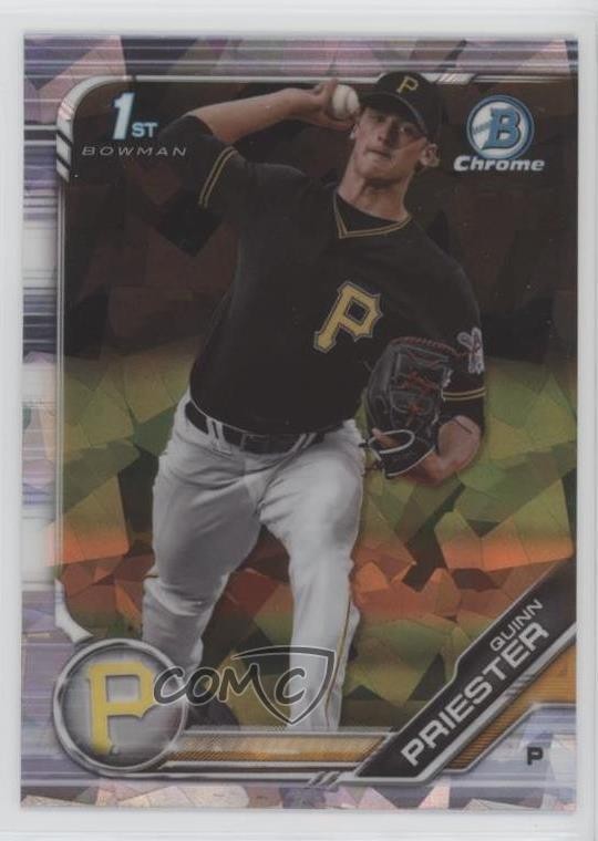 2019 Bowman Chrome Draft Sapphire Edition Quinn Priester #BDC-44 17wc