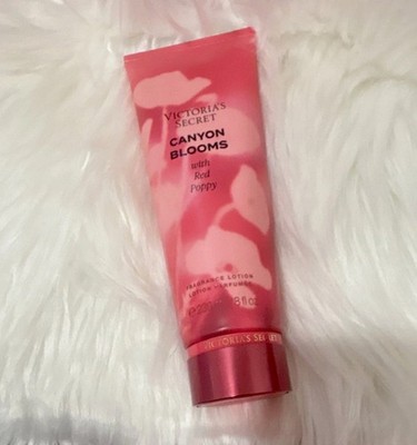 Victoria s Secret Canyon Blooms Fragrance Lotion Red Poppy Dewy Pear 8 oz