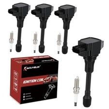 UF549 Ignition Coil Pack and Double Iridium Spark Plugs Set of 4 Compatible