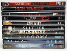 Horror Movie DVD Collection Bundle Lot 10 Lesser-Known Cult Classic Thriller OOP